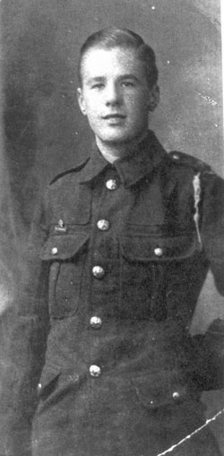 Jim Waddell in Army Cyclist Corps uniform 1915 world war 1